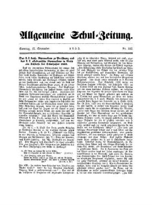 Das k. k. kath. Gymnasium zu Preßburg und das k. k. akademische Gymnasium in Grätz am Schlusse des Schuljahrs 1853