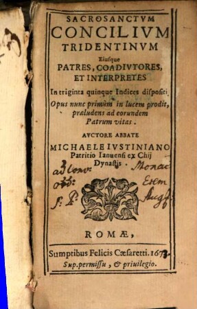 Sacrosanctum Concilium Tridentinum ...