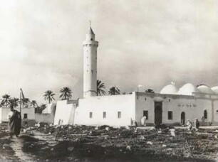 Zliten (Sliten), Libyen. Abd es Salam El Asmar Zawya, Moschee des Sidi. Außenansicht von Südwesten