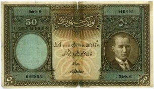 Geldschein, 50 Lira, LH1341