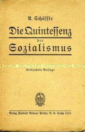 Gesellschaftstheoretische Abhandlung über den Sozialismus