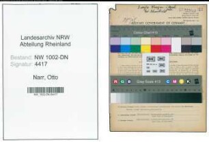Entnazifizierung Otto Narr, geb. 02.03.1894 (Prokurist)