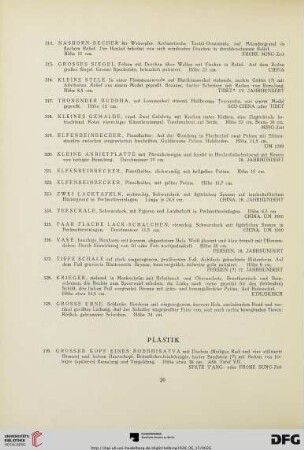 Plastik (Nr. 330-360)