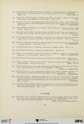Plastik (Nr. 330-360)