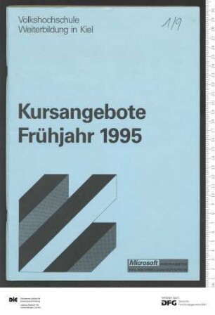 Programm 2. Semester 1994/1995