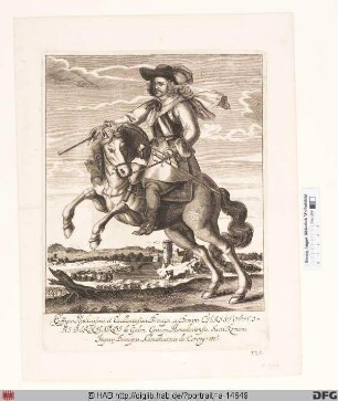 Bildnis Christoph Bernhard (von Galen), 1650-78 Fürstbischof von Münster