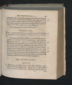 De Venditore. Pars IX.