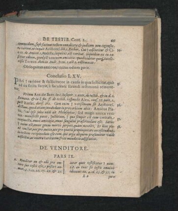 De Venditore. Pars IX.