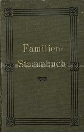Familienstammbuch - Familienkonvolut