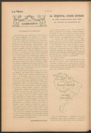 Sarmiento : (En ocasión de su aniversario)