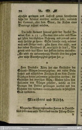 Ministers und Räthe