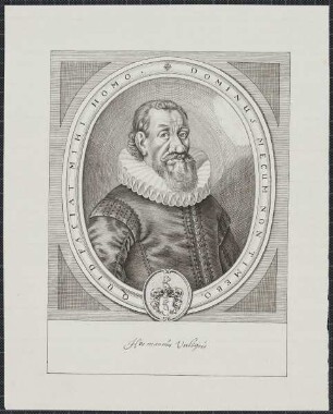 Icones Professorum Marpurgensium — Bildnis des Hermann Vultejus (1555-1634)