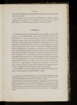 Carrières.