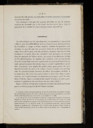 Carrières.