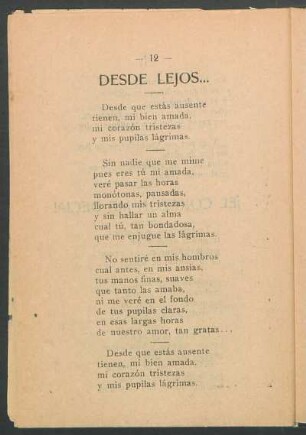 Desde lejos...