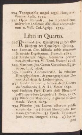 Libri in Quarto
