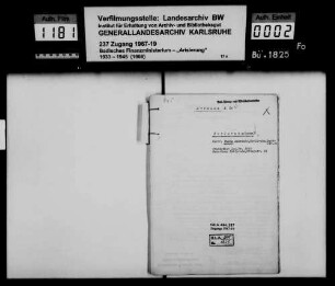 Staus & Co. oHG, Bankhaus in Karlsruhe Käufer: Cassius Piel, Obersteuerinspektor im Ruhestand Eheleute in Karlsruhe Lagerbuch-Nr. 3797 Karlsruhe