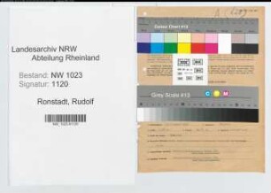 Entnazifizierung Rudolf Ronstadt , geb. 12.10.1893 (Verw.Beamter)