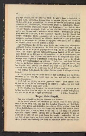 Wahrer Autoritätsgeist