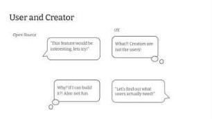 The user in the cultures of UX design and open source