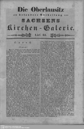 Oppach (Beschluß) : 63. Lieferung