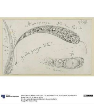 Heinrich von Kleist, Der zerbrochene Krug: Stirnspangen in getriebener Arbeit