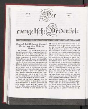 N° . 2. Februar, 1842
