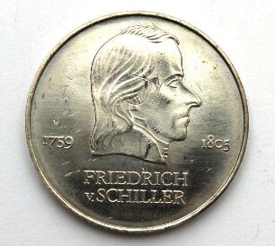 20-Mark-Stück Friedrich Schiller