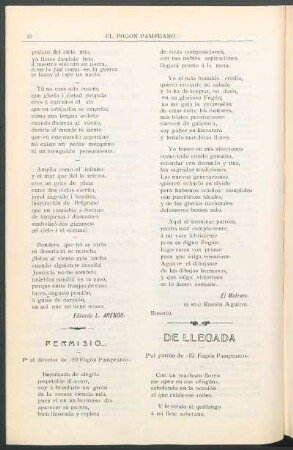 De llegada