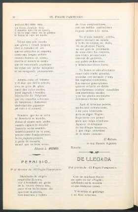 De llegada