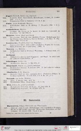 XI. Österreich (Nr. 3327 - 3395)