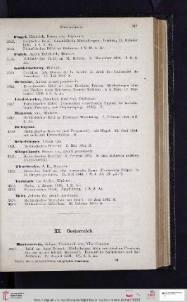 XI. Österreich (Nr. 3327 - 3395)