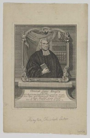 Bildnis des Christoph Ludov. Stiegliz