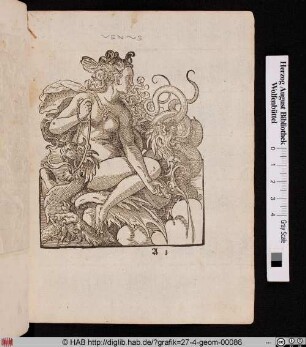 Medea auf einem Drachen.