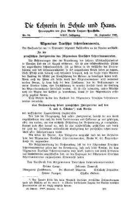 Allgemeiner Deutscher Lehrerinnenverein