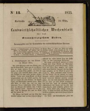 No 13. 29. März. 1833