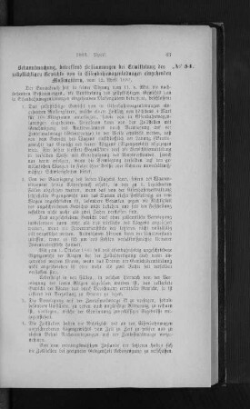 Nr. 54 Bekanntmachung, betreffend Bestimmungen bei Ermittelung des zollpflichtigen Gewichts von in Eisenbahnwagenladungen eingehenden Massengütern