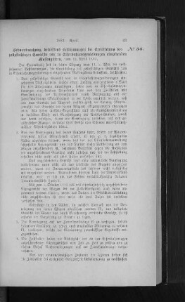 Nr. 54 Bekanntmachung, betreffend Bestimmungen bei Ermittelung des zollpflichtigen Gewichts von in Eisenbahnwagenladungen eingehenden Massengütern