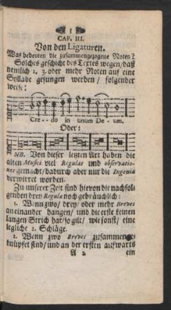 Cap. III. Von den Ligaturen