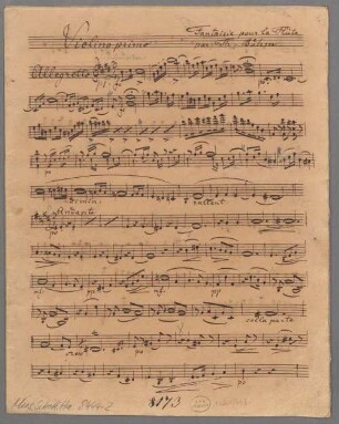 Fantasien, Flöte, Orchester (Klavier), op. 24 - BSB Mus.Schott.Ha 8444-2