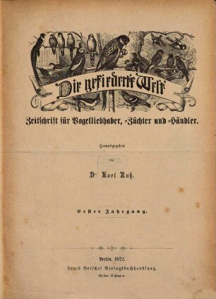 Gefiederte Welt : GW. 2. 1873