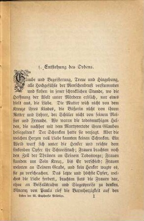 Der Orden des guten Hirten : Lebens-Skizze der ehrwürdigen Mutter Stifterin und ersten General-Oberin der Congregation Unserer Frau von der Liebe des guten Hirten, Marie de Sainte Euphrasie Pelletier in Angers
