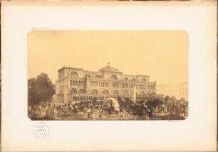 Museum, Leipzig: Perspektivische Ansicht (aus: Konkurrenzentwürfe. Fotografien von Bohnstedts Entwürfen, 1857-1864)