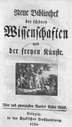 Vier und zwanzigsten Bandes erstes Stück