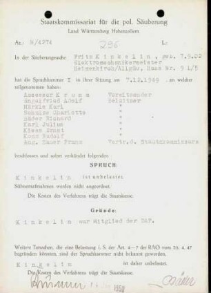 Kinkelin, Fritz