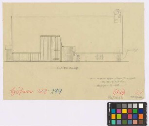 Höfen ([Landkreis] Monschau): Bauernhaus Nummer 176. Haupthaus (Süd-Ost-Ansicht)