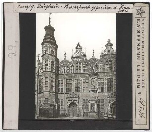 Danzig, Großes Zeughaus : Außenansicht v.d. Herrengasse