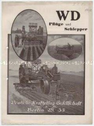 Motorpflüge und Schlepper