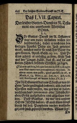 Das LVII. Capitel. - Das LVIII. [i.e. LIX.] Capitel.