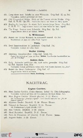 Nachtrag (Nr. 480-516)